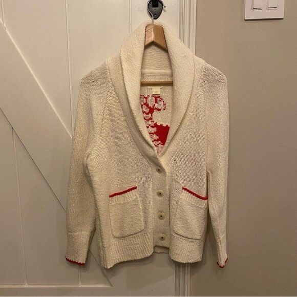 NWT Anthropologie Maeve Lobster Cardigan XS-Rare Find - Picture 4 of 8